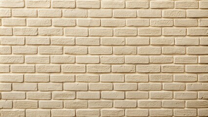 Beige painted brick wall background perfect for adding a modern touch to any design project