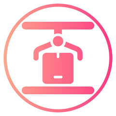 pick up gradient icon