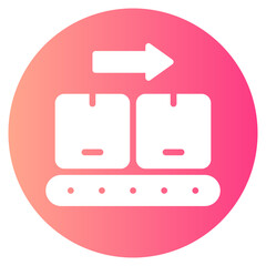 conveyor gradient icon