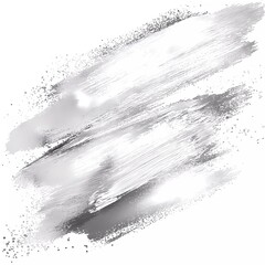 silver watercolor brush stroke background vector illustration
