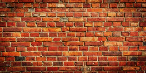 Obraz premium Rustic red brick wall with textured paint for background or backdrop