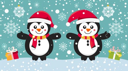 Tile_background_Cute_christmas_christmas_background