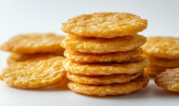 Delectable Array of Miniature Breaded Delights: Gourmet Afternoon Tea Bites on Pristine White Surface. Culinary Artistry Celebrating Cultural Diversity, Perfect for Marketing Campaigns, Bestselling Th