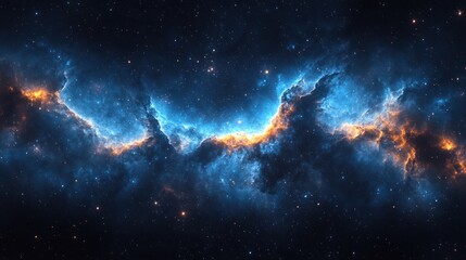 Fototapeta premium Galaxy background illustration with stars, space galaxy background, background with space, milky way supernova