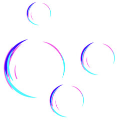 Fototapeta premium Soap Bubbles Illustration