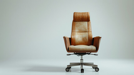 Contemporary style of wooden office chair