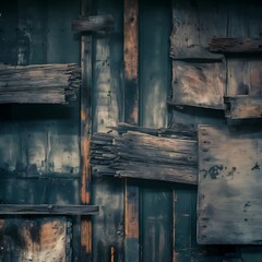 Grunge wooden planks surface background