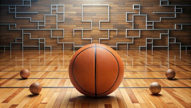 Exciting college basketball tournament with teams competing for the championship, March Mania, college basketball
