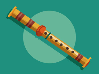 Naklejka premium Shakuhachi 