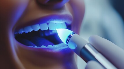 Dentist Utilizing Intraoral Scanner for Efficient Dental Examination and Treatment