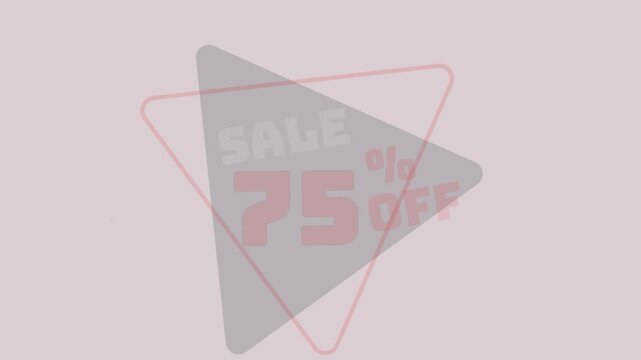 sale tag cloud animation