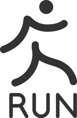 vector running logo 