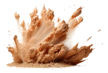PNG  Splattered exploding splashing abstract.