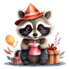 Baby raccoon