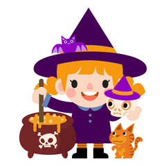 cute witches witchcraft, Happy halloween
