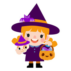 cute witches witchcraft, Happy halloween
