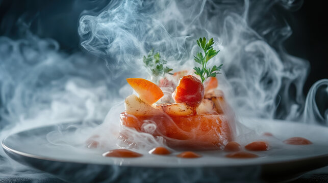 Smoked Salmon Dish.