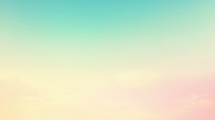 Pastel Sky with Clouds