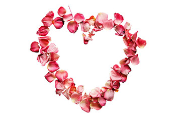 Obraz premium Cute heart shaped template on a white background