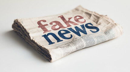 Fake News Newspaper Concept