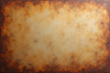 Obraz premium Rusted Metal Sheet with Beige Center