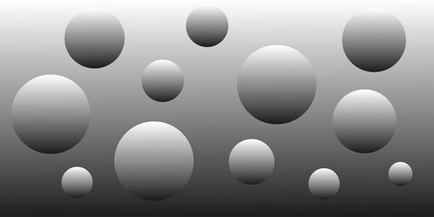 Geometric Circle Shape Abstract Background. Technology Banner Wallpaper.