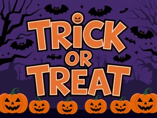Halloween Trick or Treat Poster