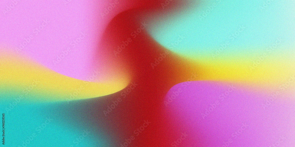 Poster Grainy gradients Textures with Digital noise gradient. Neon blue and purple multicolored Gradient abstract background. Fluid grainy gradient background, vibrant color. Modern Art, & Creative Design