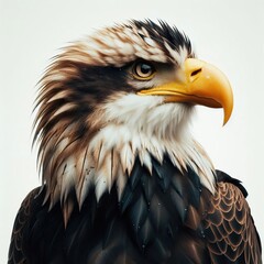 portrait of a bald eagle