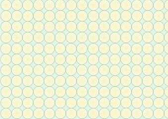 ライムのパネルデザインのイラスト