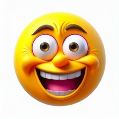 Fototapeta premium 3d face Emoji 