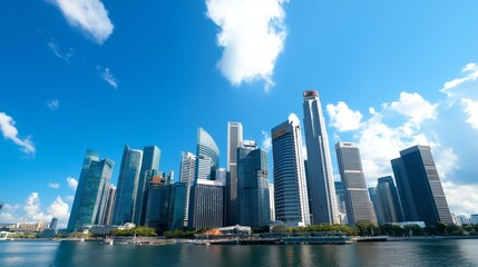 Fototapeta premium Metropolis Monuments to Trade