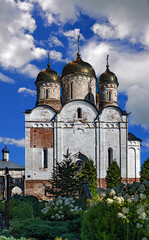 Obraz premium Nativity of the Virgin cathedral, first half of the XVI century. City Mozhaisk, Russia