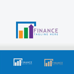 accounting finance logo illustration