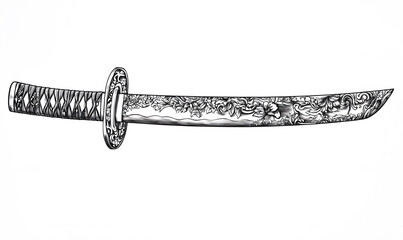 Obraz premium Japanese-style 2D illustrator doodle cartoon for floor tiles and wallpaper