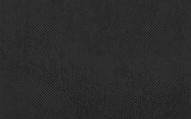 Grunge halftone black gradient background. Rough faded grit dark grey noise grain texture sand wallpaper. Retro pixelated backdrop. Anime or manga style comic vector graphic design illustration.