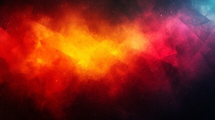 Naklejka premium Colorful abstract background with vibrant reds and oranges blending against a dark canvas