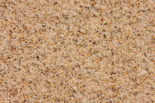 Close-up overhead view of the beach sand in early November at Harrington Beach State Park, Belgium, Wisconsin