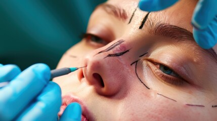 Medical professionals, including a female doctor and surgeon, wearing surgical masks and holding syringes in a hospital setting