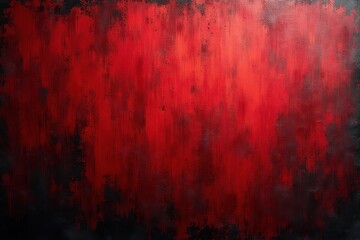 Abstract Red and Black Painted Background Texture