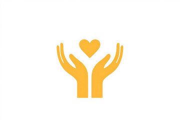 Obraz premium Minimalist support icon, featuring clean lines and simple shapes to represent assistance, care, and aid. Perfect for applications related to customer service, health, or community support.