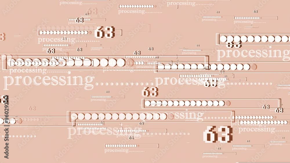 Wall mural downloading bar and processing bar series , flatting and flying loading bar on technology concept