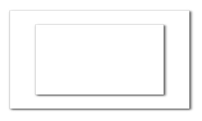 Photo and Frame Mockup on Transparent Background