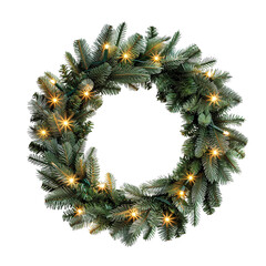 Christmas wreath. Decor elements for New Year and Christmas design