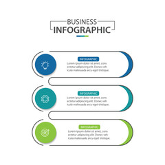 Business infographic template. 3 Step timeline journey. Process diagram, Infographic elements vector illustration.