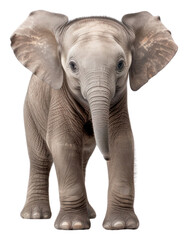 Fototapeta premium PNG Baby elephant wildlife animal mammal.