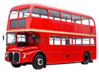 Fototapeten PNG Side london bus vehicle white background transportation. © Rawpixel.com