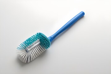 Toilet Brush Isolated on White Background
