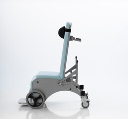 Hospital used patient blood donation and transport chair