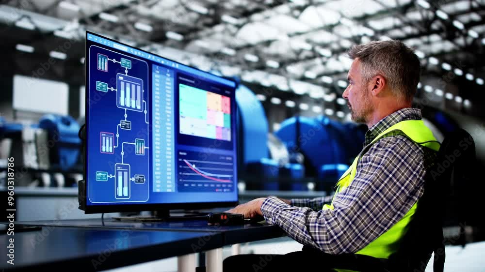 Poster Engineer Operators Using Scada System